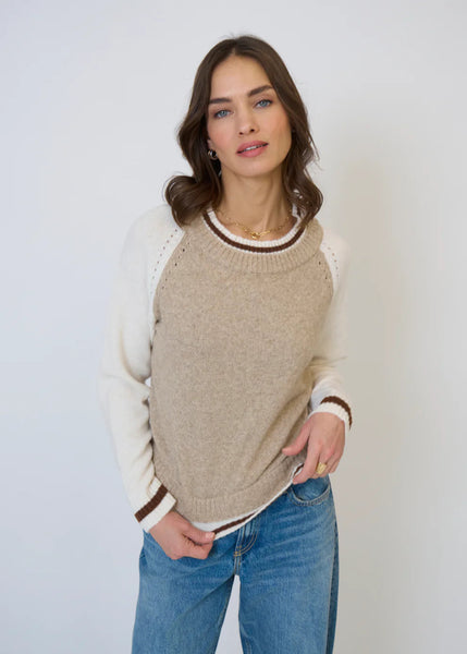 CPW:  OLIVIA BASEBALL SWEATER