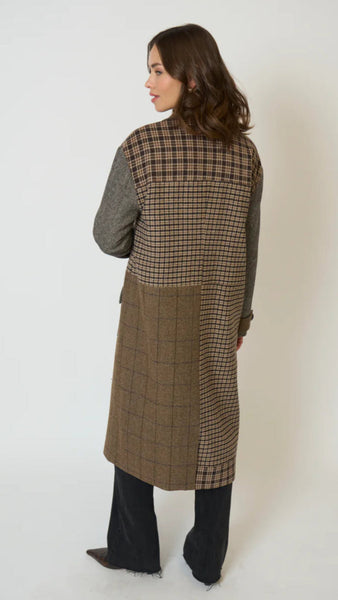 CPW:  RAVEN PATCHWORK LONG COAT