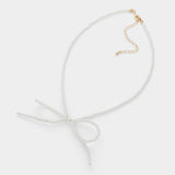 PORTS:  PEARL BOW CHOKER NECK