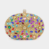 PORTS:  MARQUISE STONE BLING CLUTCH