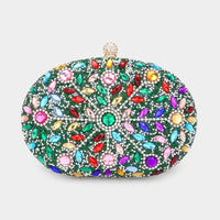 PORTS:  MARQUISE STONE BLING CLUTCH