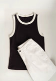 DYLAN:  CONTRAST RIB TANK