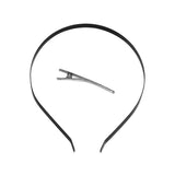 FASCINATORS PORTS:  SATIN BUD FEATHER FASCINATOR