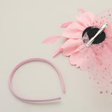 PORTS:  PEARL FLOWER VEIL FASCINATOR