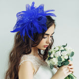 FASCINATORS PORTS:  PEARL STAMEN FLOWER FASCINATOR