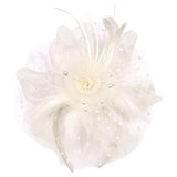 FASCINATORS PORTS:  PEARL STAMEN FLOWER FASCINATOR