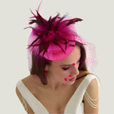 FASCINATORS PORTS:  FRILL MESH FASCINATOR