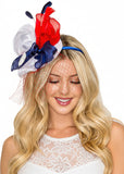 PORTS:   FLOWER FEATHER FASCINATOR/HDBD