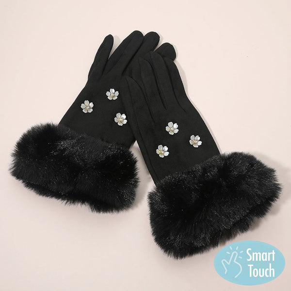 PORTS:  SMART TOUCH RHINE FLOWER GLOVES