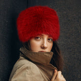 PORTS:  FAUX FUR COSSACK HAT