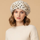 PORTS:  FAUX FUR BERET