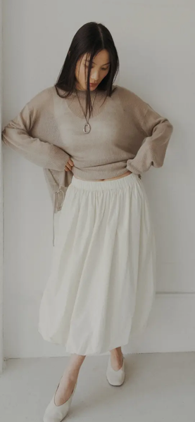 MOD REF:  MIDI BUBBLE SKIRT