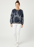BYU:  ROSE & STRIPE LIGHTWEIGHT SWEATER