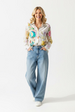 NU VINTAGE:  LOVE PATCHWORK SHIRT