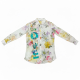 NU VINTAGE:  LOVE PATCHWORK SHIRT