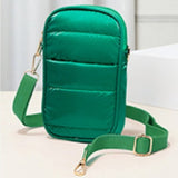 WEARING OF THE GREEN! PORTS BAGS:  XBODY PUFFER BAG