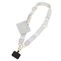 PORTS:  CHEVRON PHONE STRAP W/ WALLET