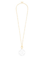 ZENZII:  NECK W/QUATREFOIL PENDANT