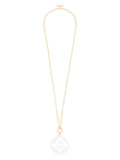 ZENZII:  NECK W/QUATREFOIL PENDANT