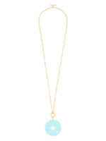 ZENZII:  NECK W/QUATREFOIL PENDANT