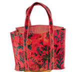 KRIS ANA:  VELVET FLORAL TOTE