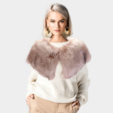 PORTS:  FAUX FUR CAPE SCARF