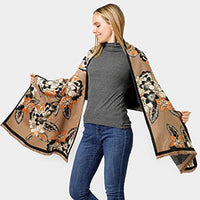 PORTS:  FLORAL PATTERN SCARF FALL