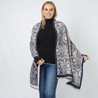 PORTS:  LARGE PAISLEY PASHMINA SCARF