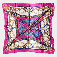 PORTS:  FILIGREE DESIGN SATIN SCARF