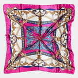 PORTS:  FILIGREE DESIGN SATIN SCARF