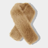 PORTS:  FAUX FUR FLUFFY SCARF