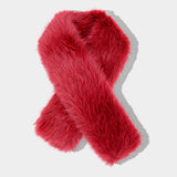 PORTS:  FAUX FUR FLUFFY SCARF