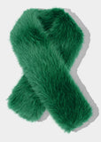PORTS:  FAUX FUR FLUFFY SCARF