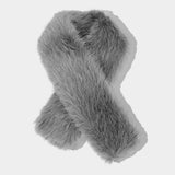 PORTS:  FAUX FUR FLUFFY SCARF