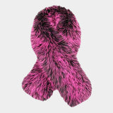 PORTS:  PLUSH FAUX FUR WINTER SCARF