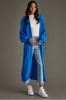PANACHE: HILTON  LONG OPEN CARDIGAN W/POCKETS