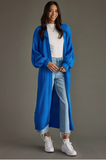 PANACHE: HILTON  LONG OPEN CARDIGAN W/POCKETS