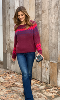 WOODEN SHIPS:  JAXON FAIR ISLE RAGLAN SWEATER