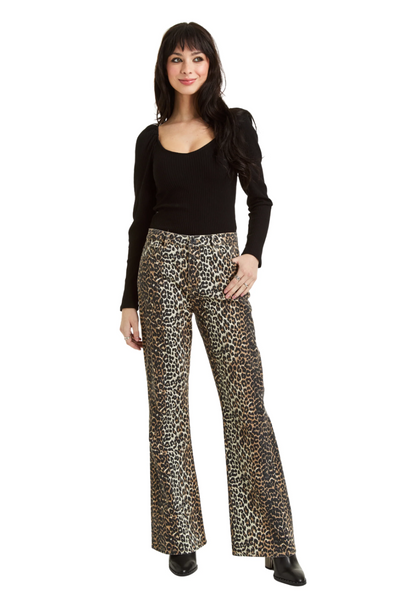 TRACTR:  LEOPARD PRINT JEAN