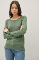 BE COOL:  L/S LIGHTWEIGHT CREW RAGLAN SWTR