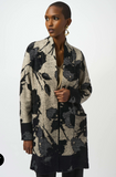 JOSEPH RIBKOFF:  TEXTURED MID LENGTH SWEATER JKT