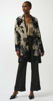 JOSEPH RIBKOFF:  TEXTURED MID LENGTH SWEATER JKT