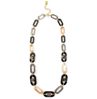 ZENZII:  GEOMETRIC LINK LONG NECK