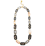 ZENZII:  GEOMETRIC LINK LONG NECK