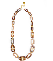 ZENZII:  GEOMETRIC LINK LONG NECK