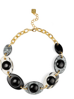 ZENZII:  MARBLE ORB SHORT NECK