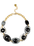 ZENZII:  MARBLE ORB SHORT NECK
