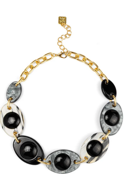 ZENZII:  MARBLE ORB SHORT NECK