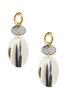 ZENZII:  RESIN SHIMMER DISC EAR