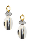 ZENZII:  RESIN SHIMMER DISC EAR